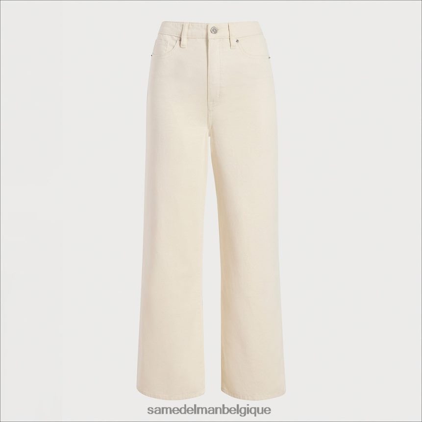 pantalon large taille haute Codie Sam Edelman femmes naturel JZ0XZ01203 vêtements