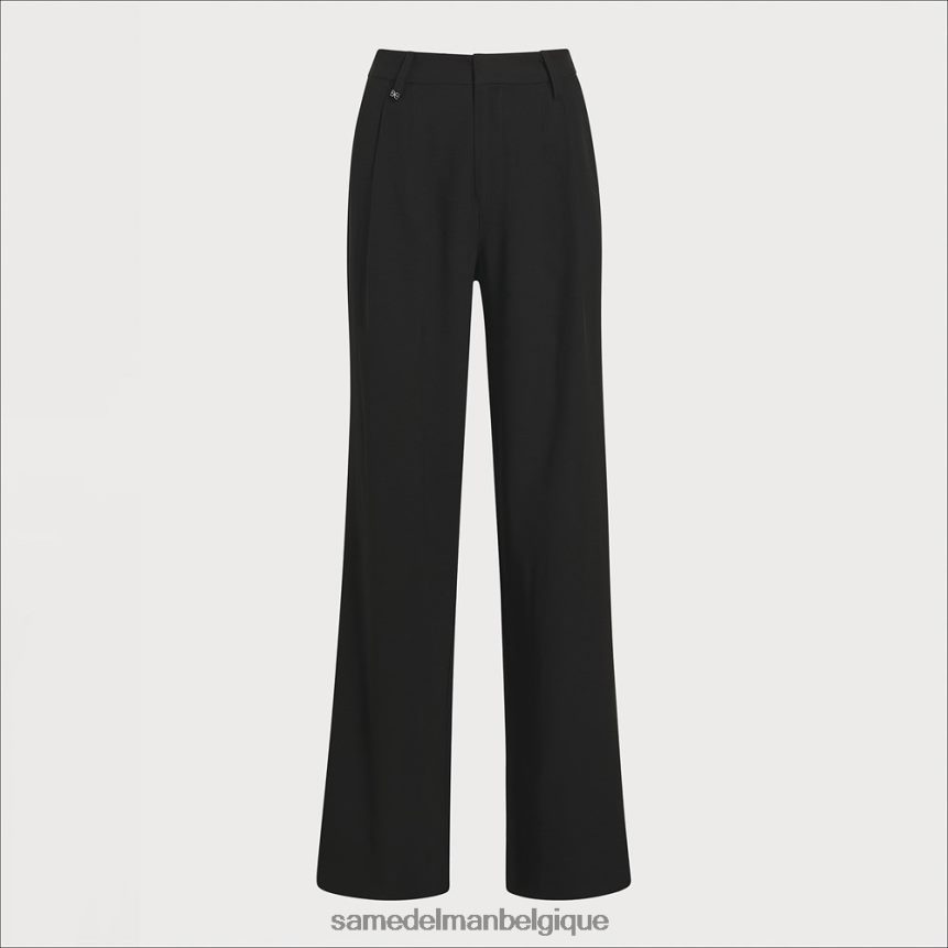 pantalon large taille haute Codie Sam Edelman femmes noir JZ0XZ01209 vêtements