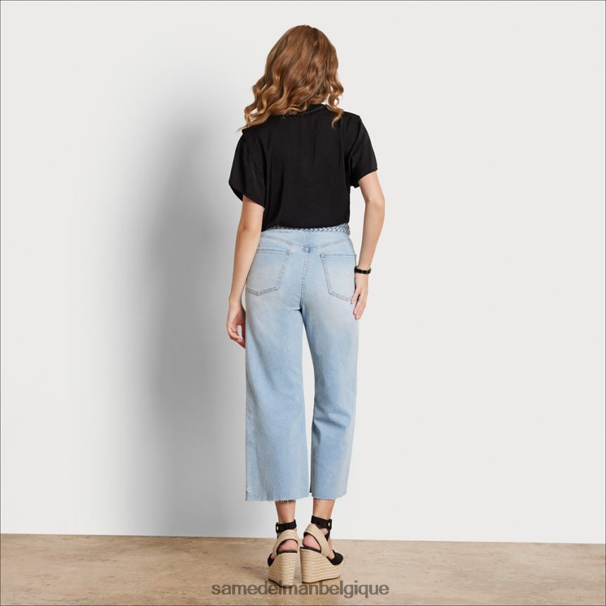 pantalon large taille haute Codie Sam Edelman femmes étoilé JZ0XZ01215 vêtements