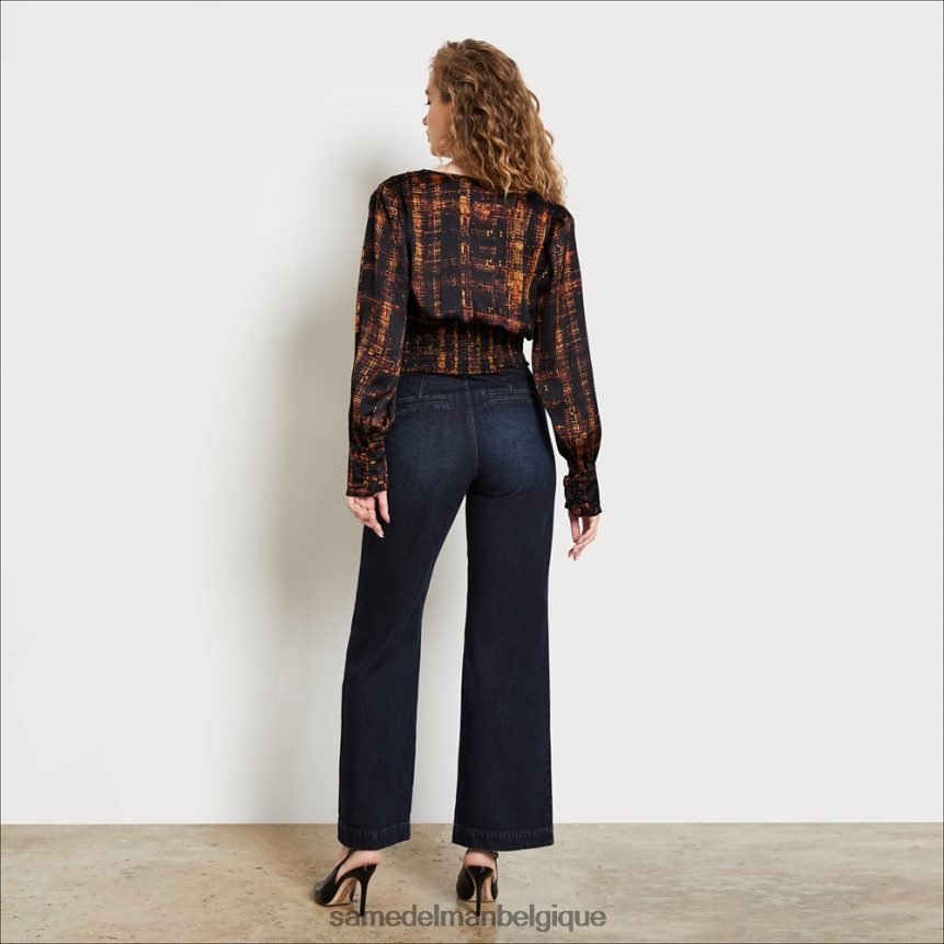 pantalon large taille haute à poches Codie Sam Edelman femmes impeccable JZ0XZ01222 vêtements