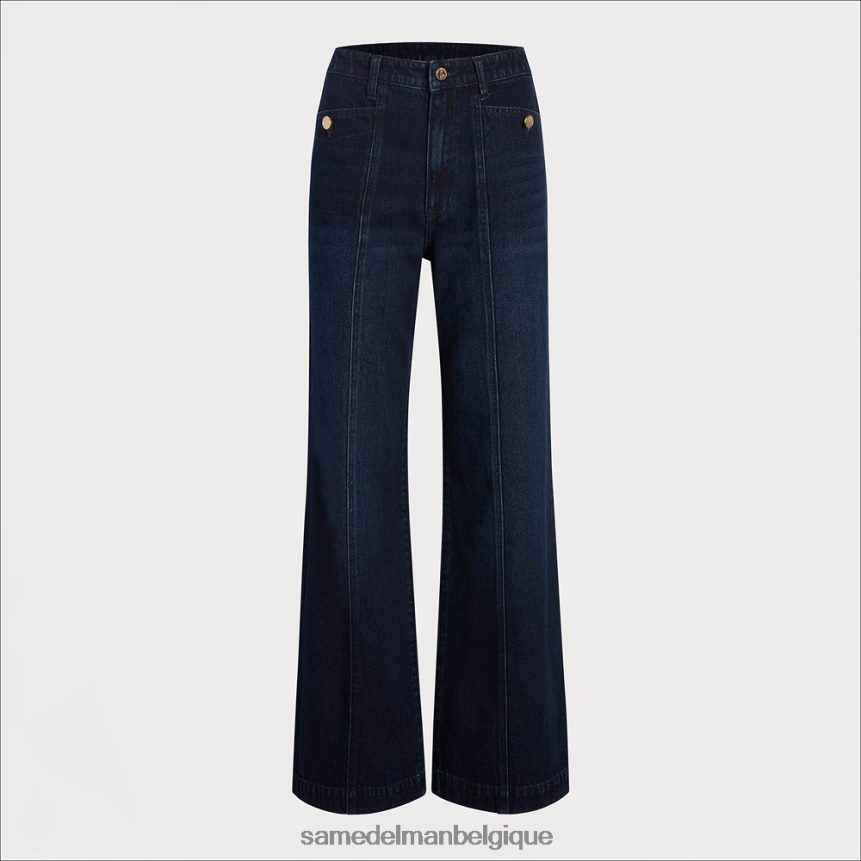 pantalon large taille haute à poches Codie Sam Edelman femmes impeccable JZ0XZ01222 vêtements