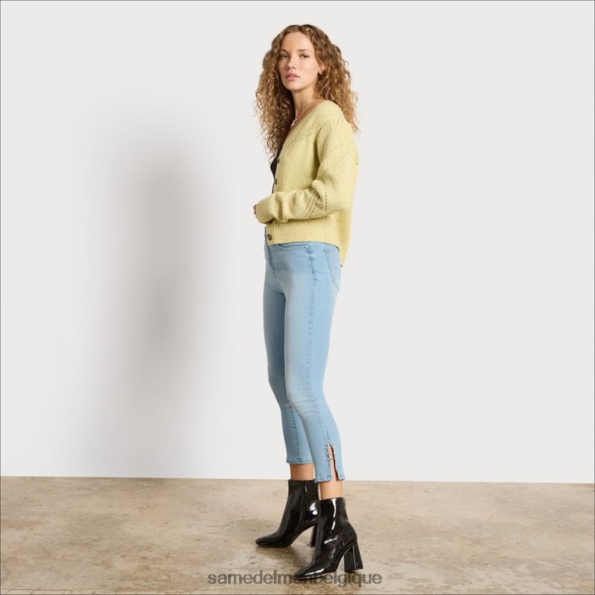 pantalon skinny taille haute à la cheville Sam Edelman femmes glacier JZ0XZ01258 vêtements