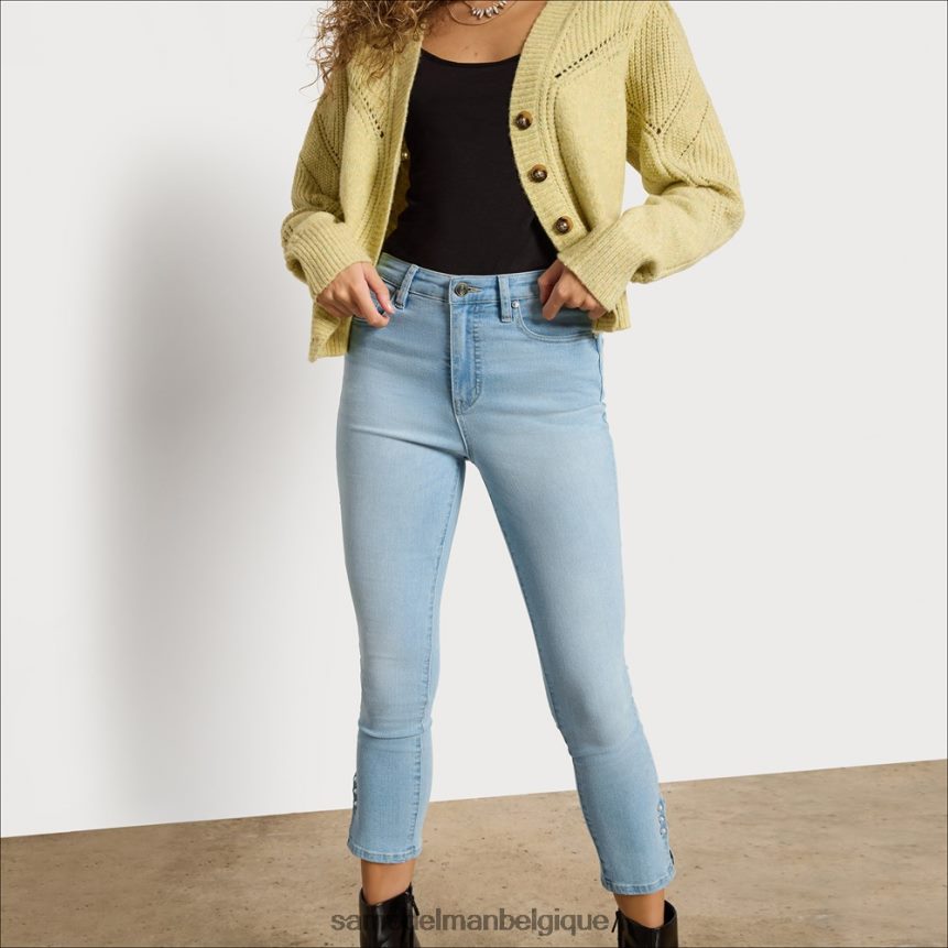 pantalon skinny taille haute à la cheville Sam Edelman femmes glacier JZ0XZ01258 vêtements