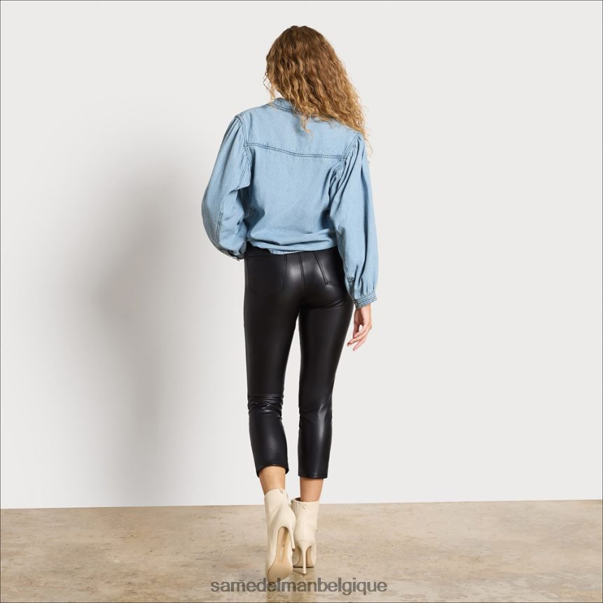 pantalon skinny taille haute à la cheville Sam Edelman femmes remix en cascade JZ0XZ01259 vêtements