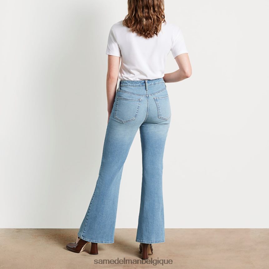 pantalon évasé taille haute Sam Edelman femmes Huntington JZ0XZ01266 vêtements