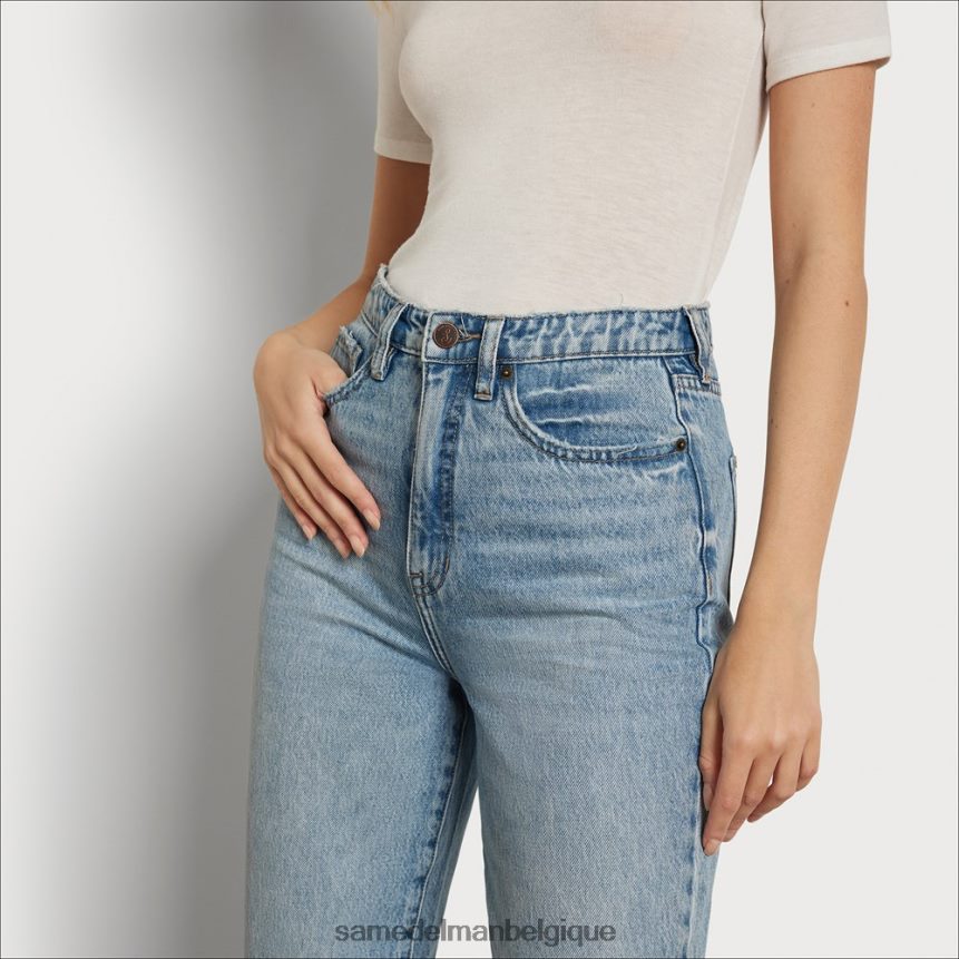 pantalon yaro taille haute des années 90 Sam Edelman femmes route océanique JZ0XZ01200 vêtements