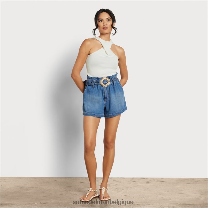 débardeur pull avril Sam Edelman femmes gardénia JZ0XZ01194 vêtements