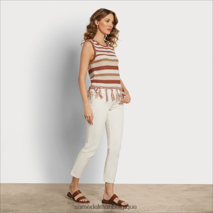 débardeur pull fynn Sam Edelman femmes Terre cuite JZ0XZ01213 vêtements