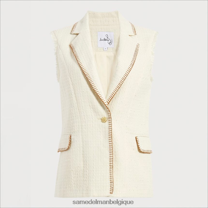 gilet frankie Sam Edelman femmes gardénia JZ0XZ01084 vêtements