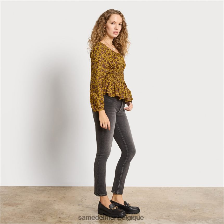 haut cilien à manches longues Sam Edelman femmes huile d'olive JZ0XZ01290 vêtements