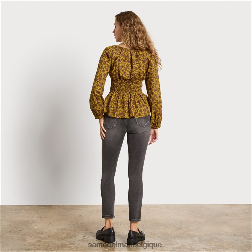 haut cilien à manches longues Sam Edelman femmes huile d'olive JZ0XZ01290 vêtements