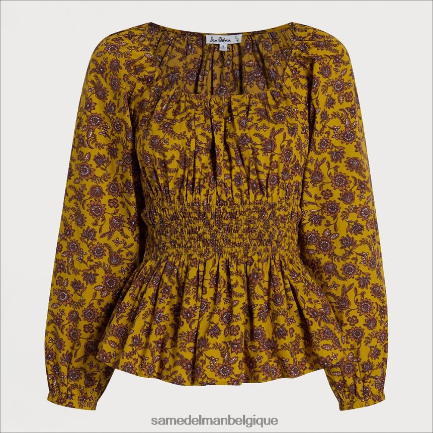 haut cilien à manches longues Sam Edelman femmes huile d'olive JZ0XZ01290 vêtements