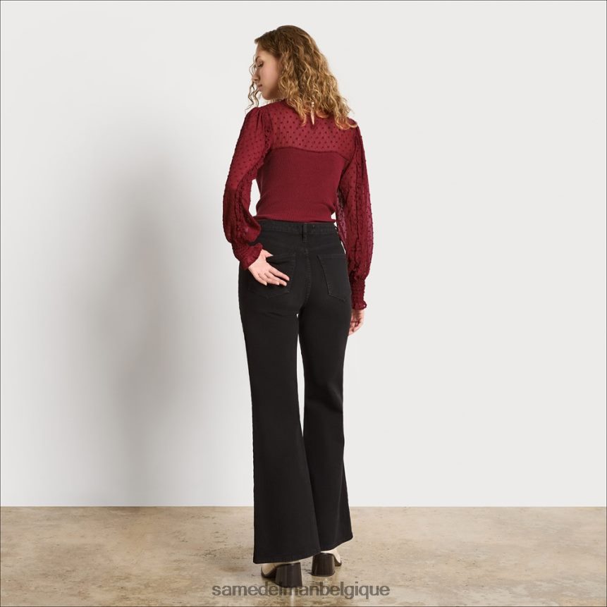 haut julien à manches longues Sam Edelman femmes brun plus garance JZ0XZ01269 vêtements