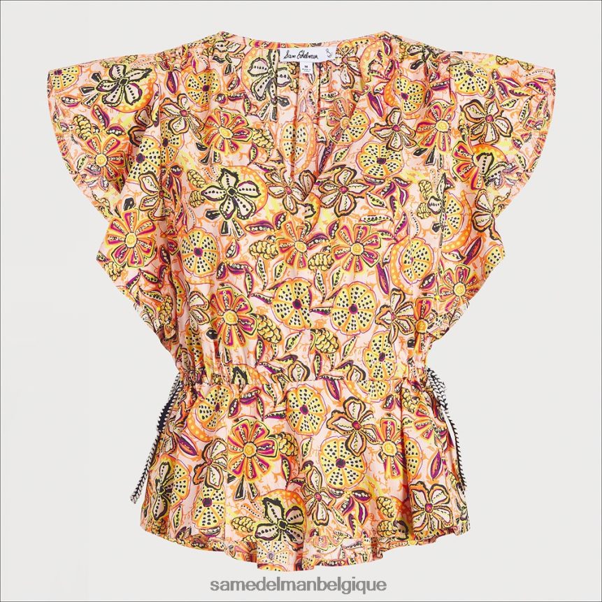 haut à manches courtes binx Sam Edelman femmes rose chintz JZ0XZ01185 vêtements