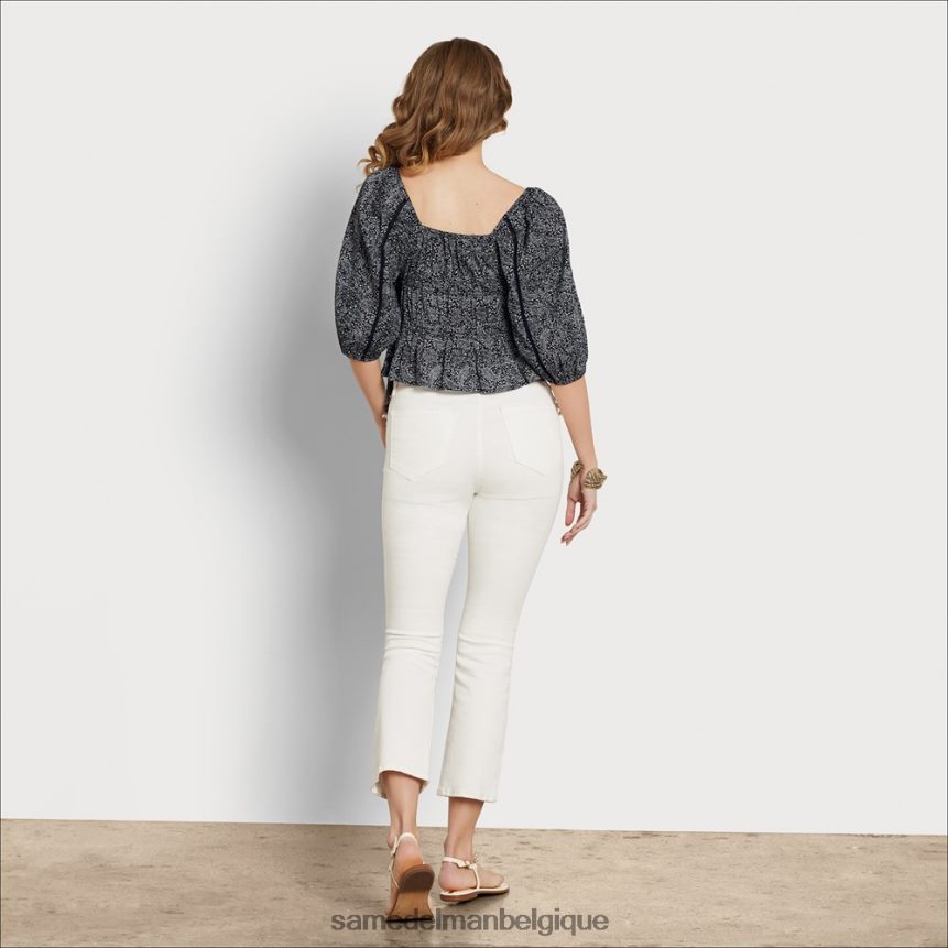 haut pré à manches longues Sam Edelman femmes bleu JZ0XZ01171 vêtements