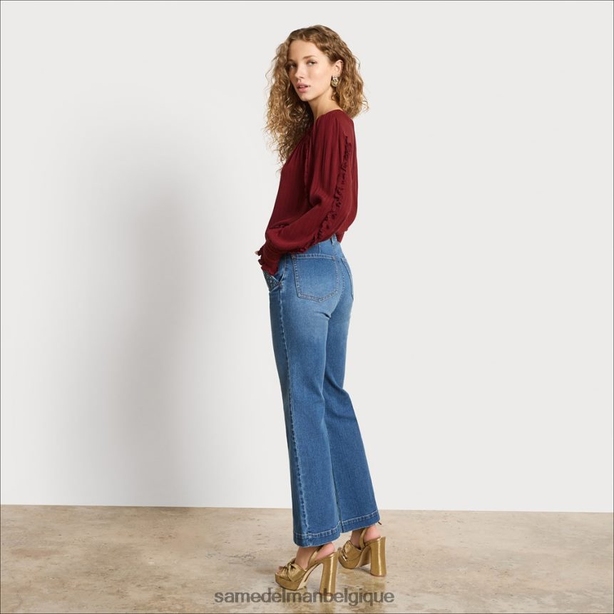 haut varick à manches longues Sam Edelman femmes brun plus garance JZ0XZ01248 vêtements