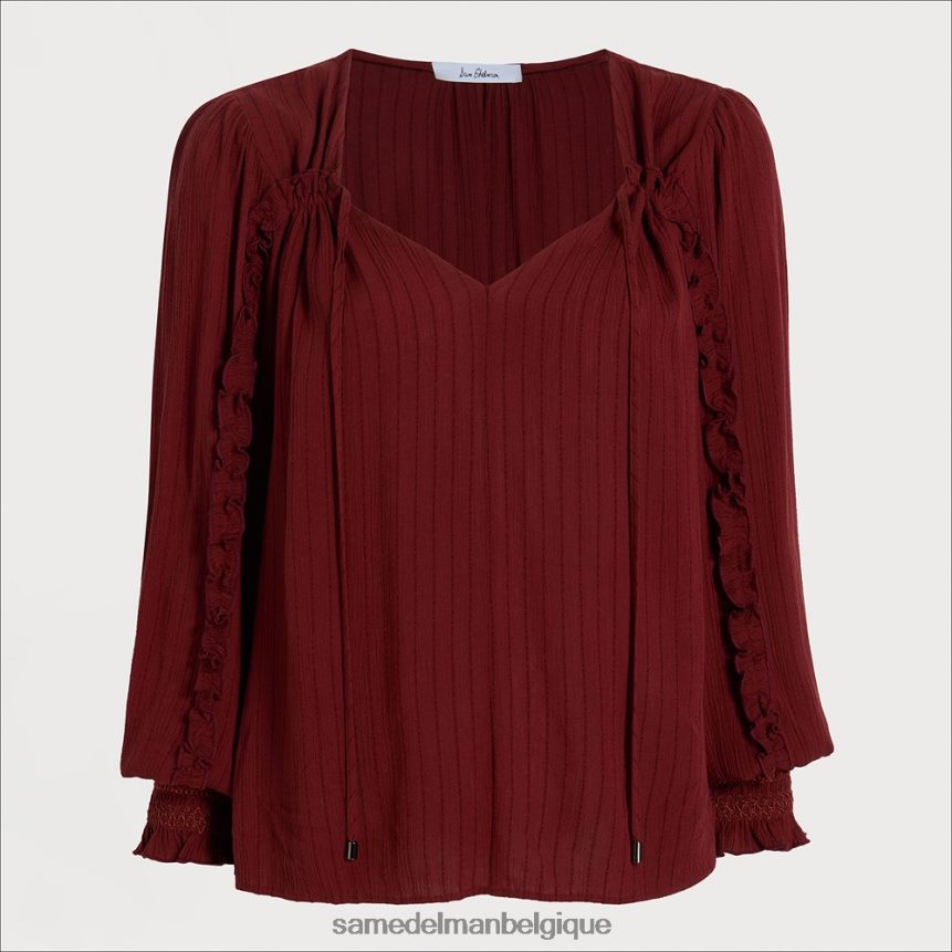 haut varick à manches longues Sam Edelman femmes brun plus garance JZ0XZ01248 vêtements