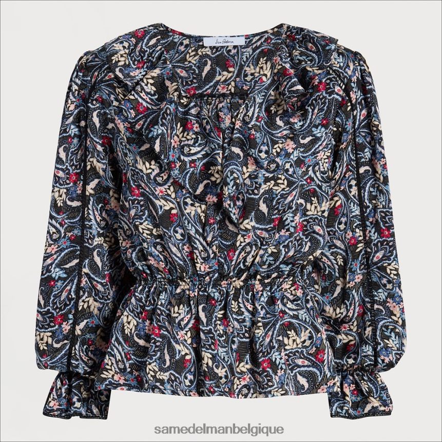 haut vermont à manches longues Sam Edelman femmes cachemire noir JZ0XZ01242 vêtements