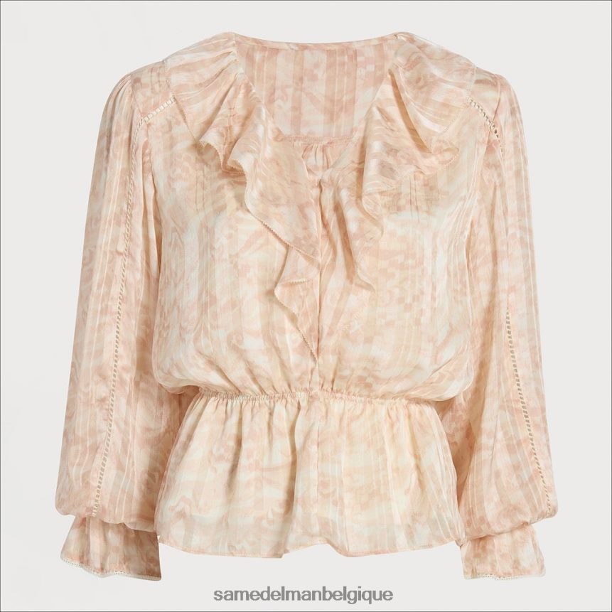 haut vermont à manches longues Sam Edelman femmes gardénia JZ0XZ01293 vêtements