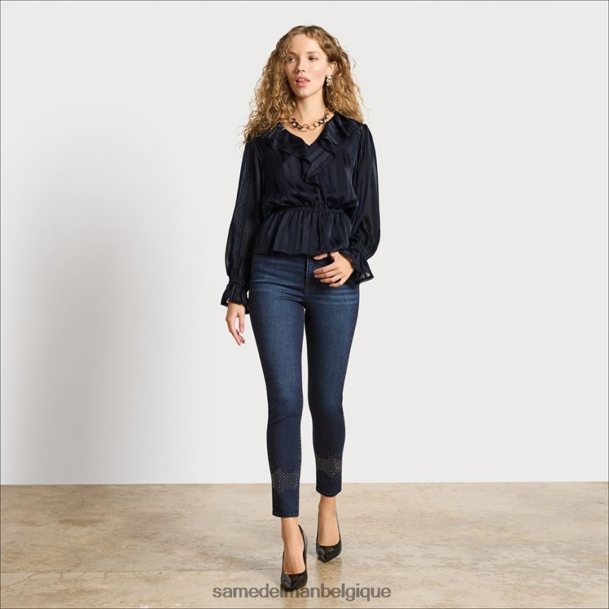 haut vermont à manches longues Sam Edelman femmes noir JZ0XZ01283 vêtements