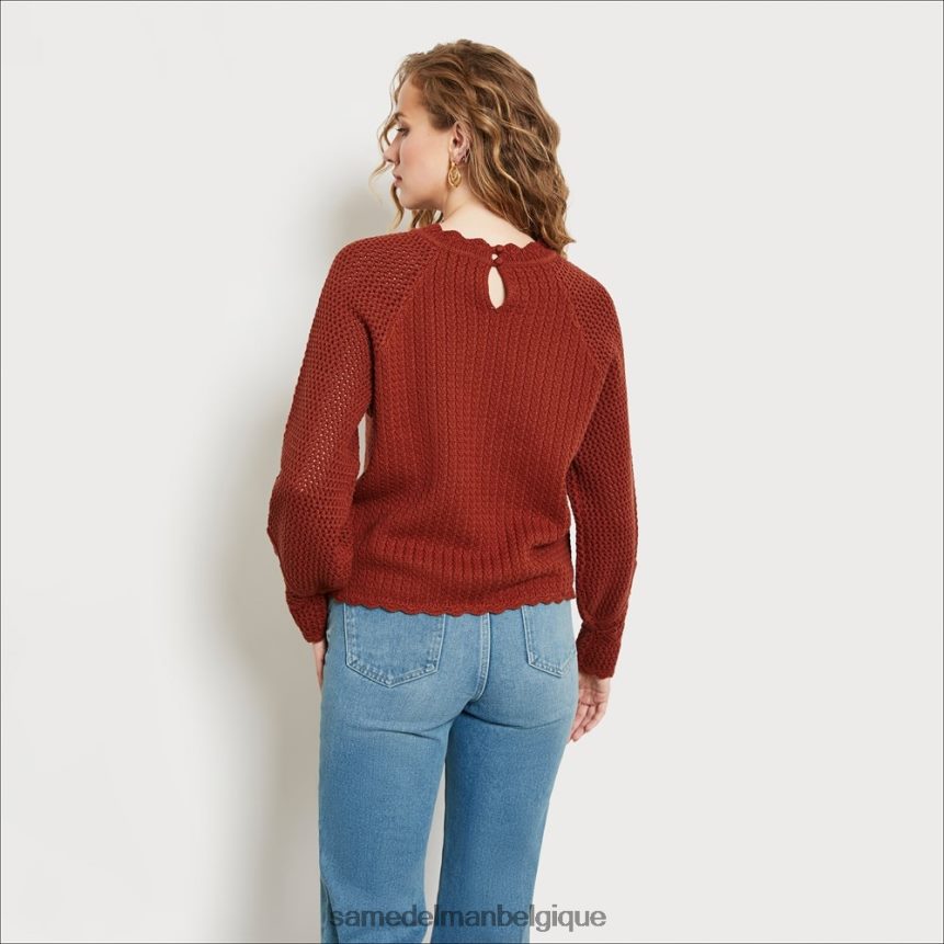 pull aura Sam Edelman femmes pain d'épice JZ0XZ01231 vêtements