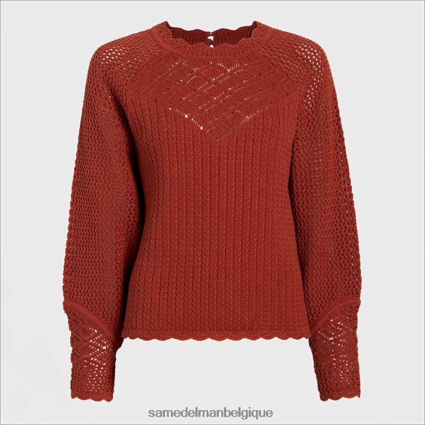 pull aura Sam Edelman femmes pain d'épice JZ0XZ01231 vêtements