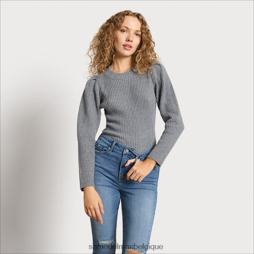 pull bouffant cohen Sam Edelman femmes gris clair JZ0XZ01281 vêtements