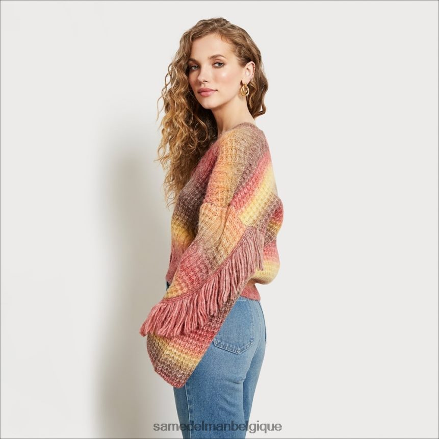 pull jaune Sam Edelman femmes Rhubarbe JZ0XZ01260 vêtements