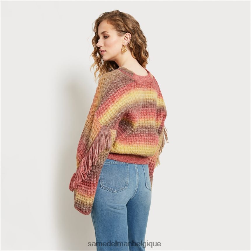 pull jaune Sam Edelman femmes Rhubarbe JZ0XZ01260 vêtements