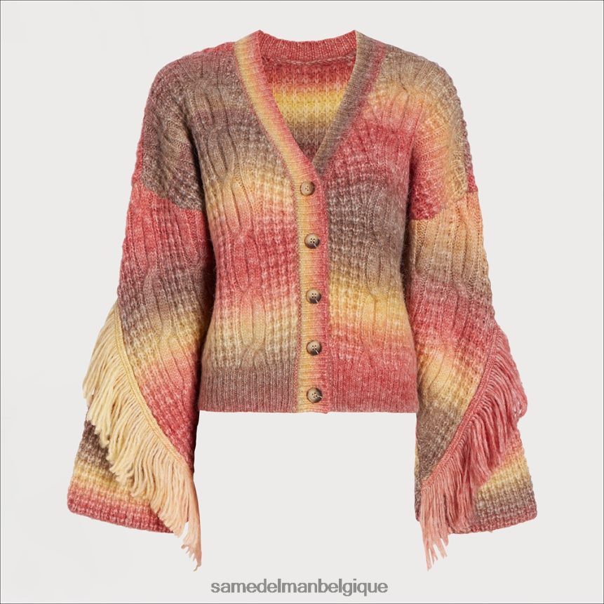 pull jaune Sam Edelman femmes Rhubarbe JZ0XZ01260 vêtements