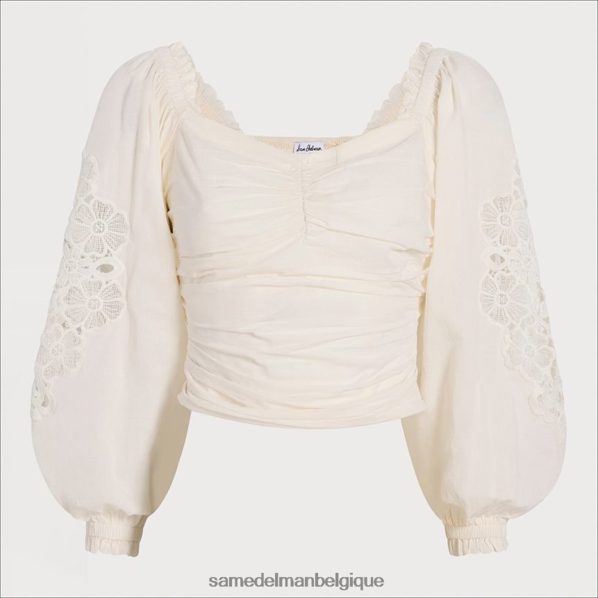 stevie ruch - haut à manches longues Sam Edelman femmes gardénia JZ0XZ01178 vêtements
