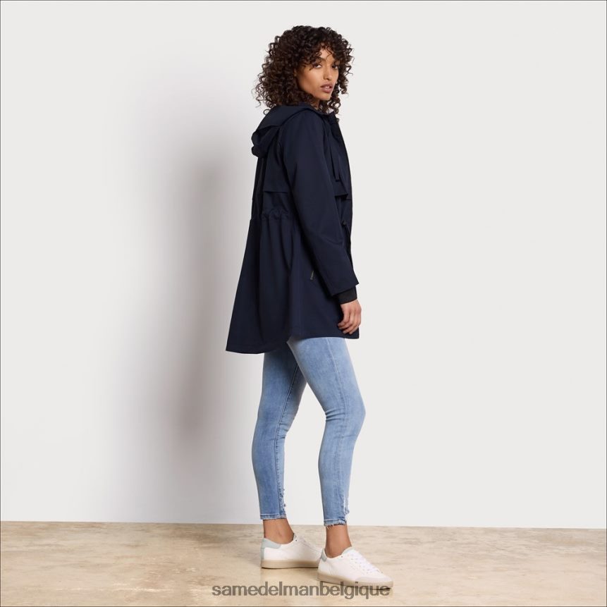 anorak de pluie Sam Edelman femmes marine JZ0XZ01137 vêtements