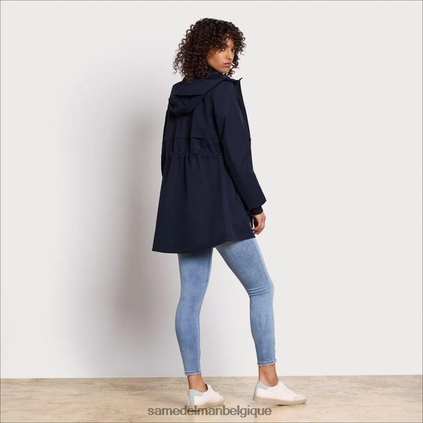 anorak de pluie Sam Edelman femmes marine JZ0XZ01137 vêtements