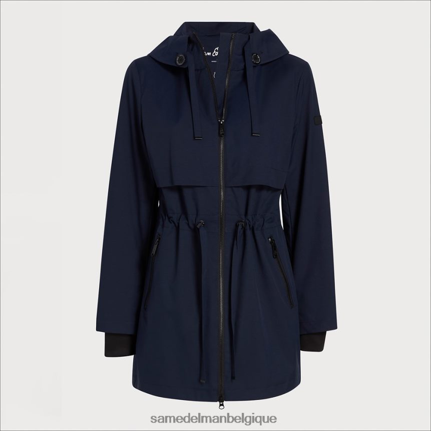 anorak de pluie Sam Edelman femmes marine JZ0XZ01137 vêtements
