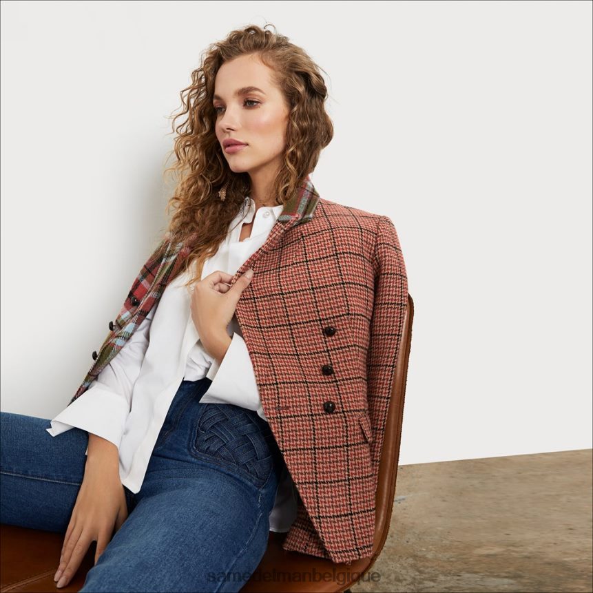 blazer imogène Sam Edelman femmes plaid indépendant Alexa JZ0XZ01296 vêtements