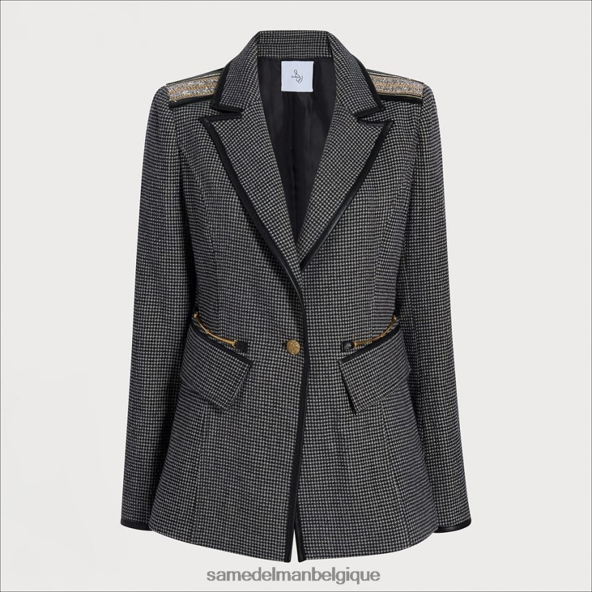 blazer margot Sam Edelman femmes plaid aux myrtilles JZ0XZ01243 vêtements