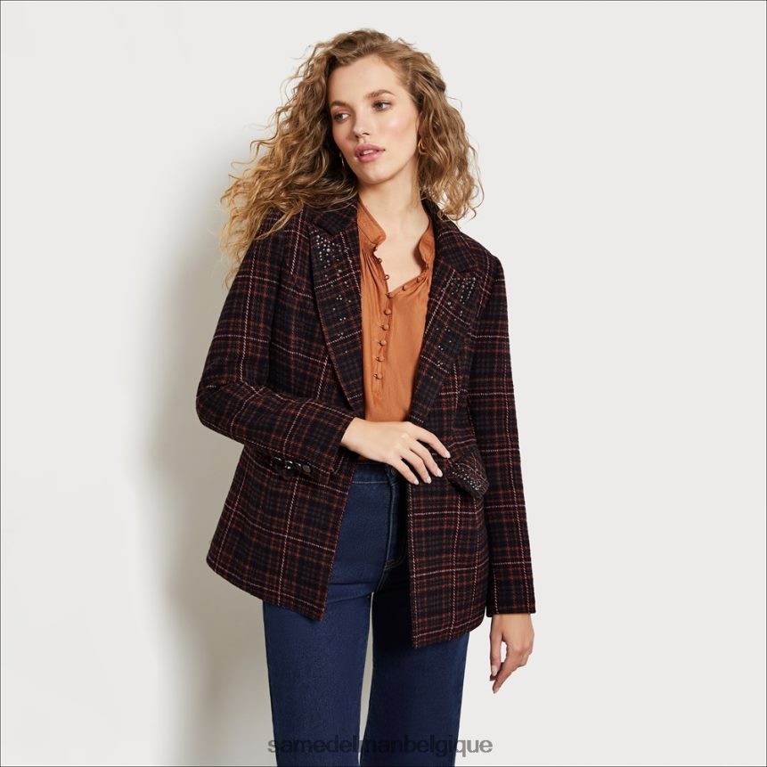 blazer margot Sam Edelman femmes plaid mabel JZ0XZ01277 vêtements