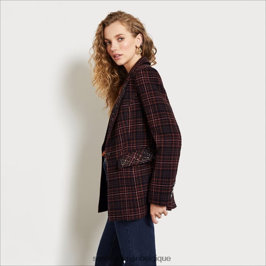 blazer margot Sam Edelman femmes plaid mabel JZ0XZ01277 vêtements