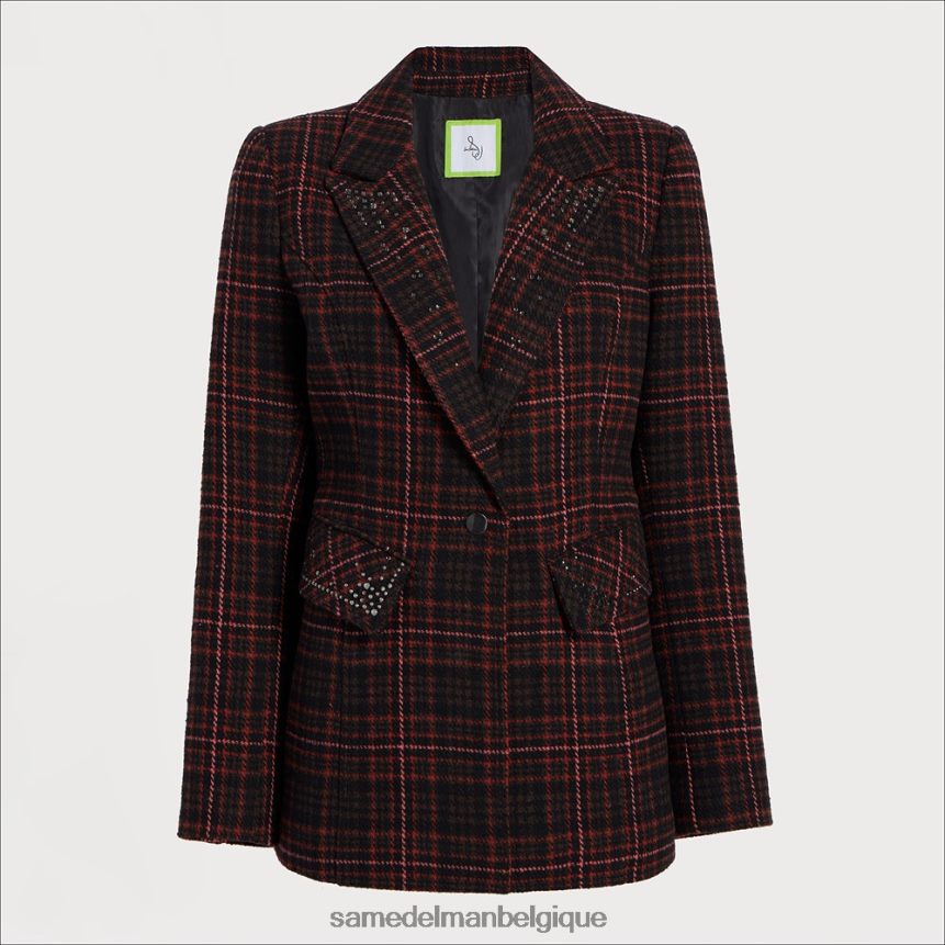 blazer margot Sam Edelman femmes plaid mabel JZ0XZ01277 vêtements