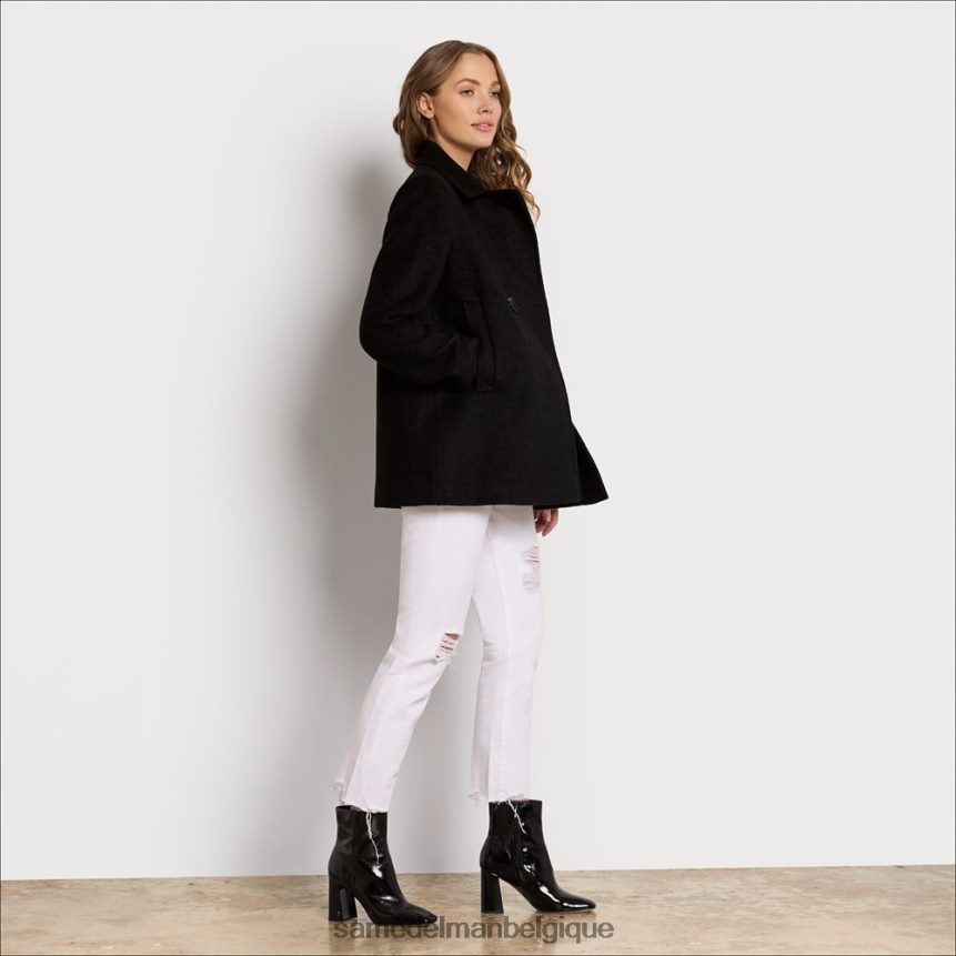 caban en laine Sam Edelman femmes noir JZ0XZ01158 vêtements