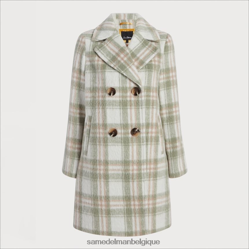 caban en laine Sam Edelman femmes vert tendre JZ0XZ01125 vêtements