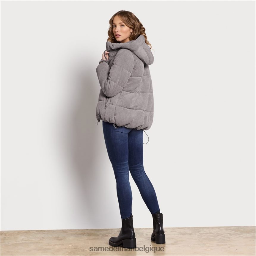 doudoune à col d'oreiller Sam Edelman femmes gris JZ0XZ01141 vêtements