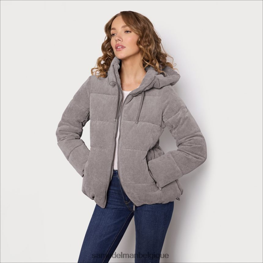 doudoune à col d'oreiller Sam Edelman femmes gris JZ0XZ01141 vêtements