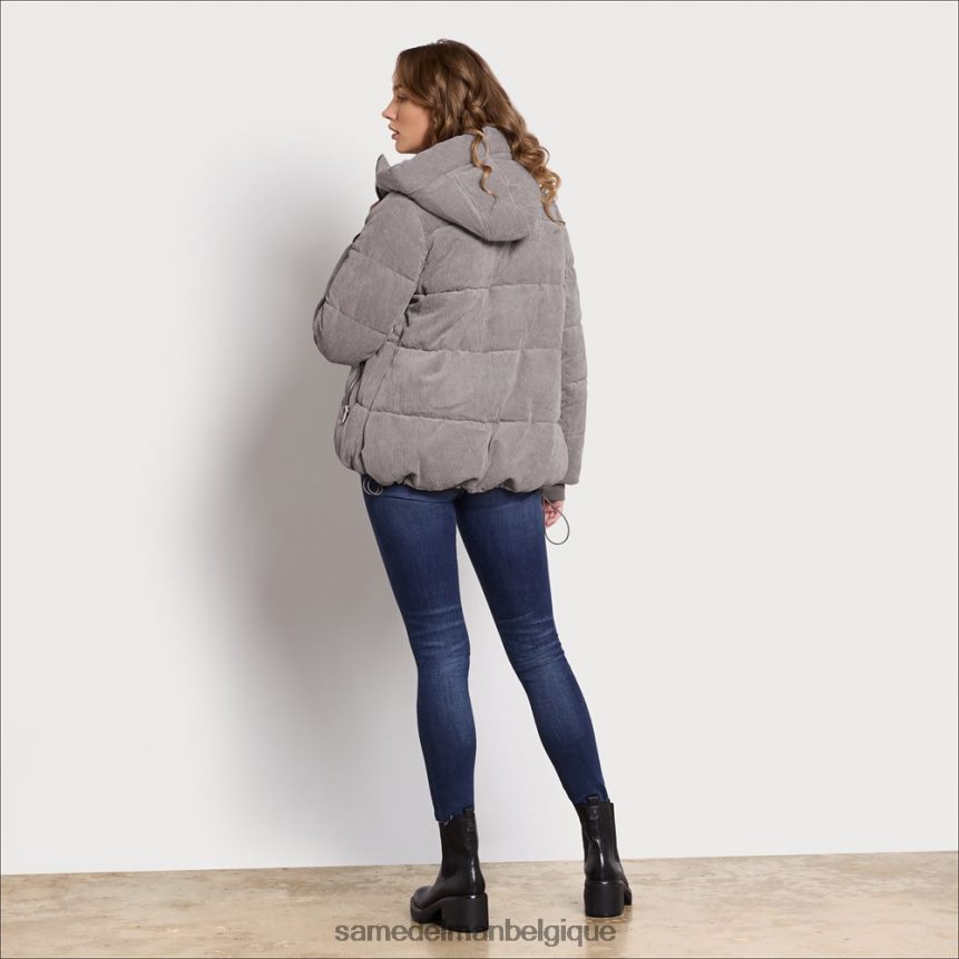 doudoune à col d'oreiller Sam Edelman femmes gris JZ0XZ01141 vêtements