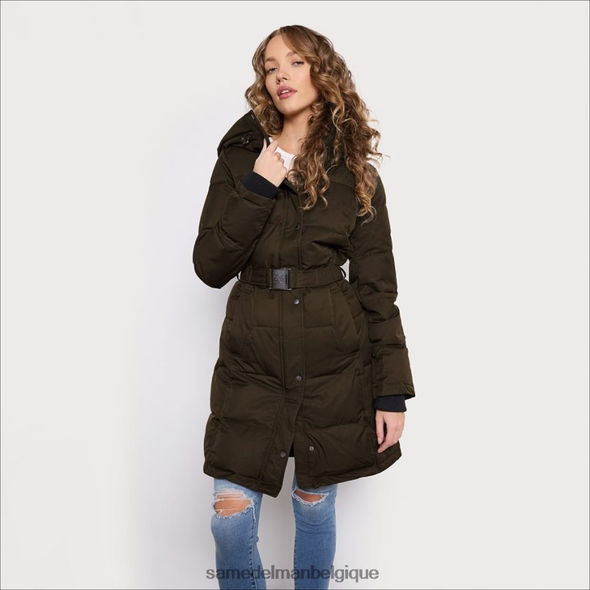 doudoune à col d'oreiller Sam Edelman femmes loden JZ0XZ01127 vêtements