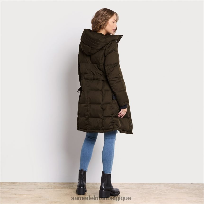 doudoune à col d'oreiller Sam Edelman femmes loden JZ0XZ01127 vêtements