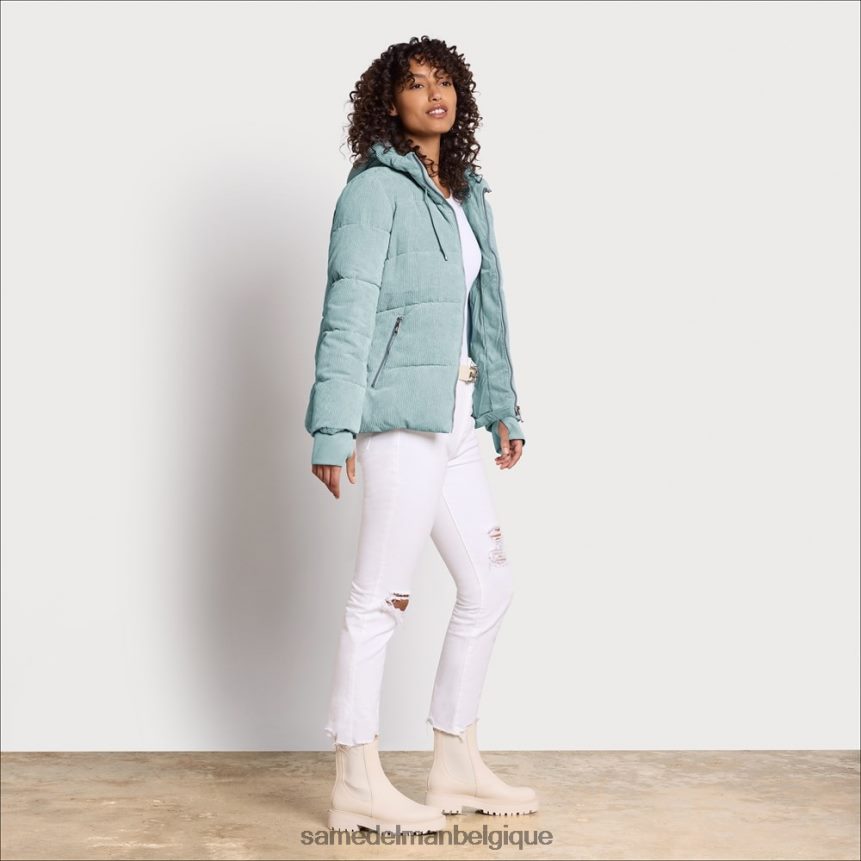 doudoune à col d'oreiller Sam Edelman femmes minéral JZ0XZ01139 vêtements