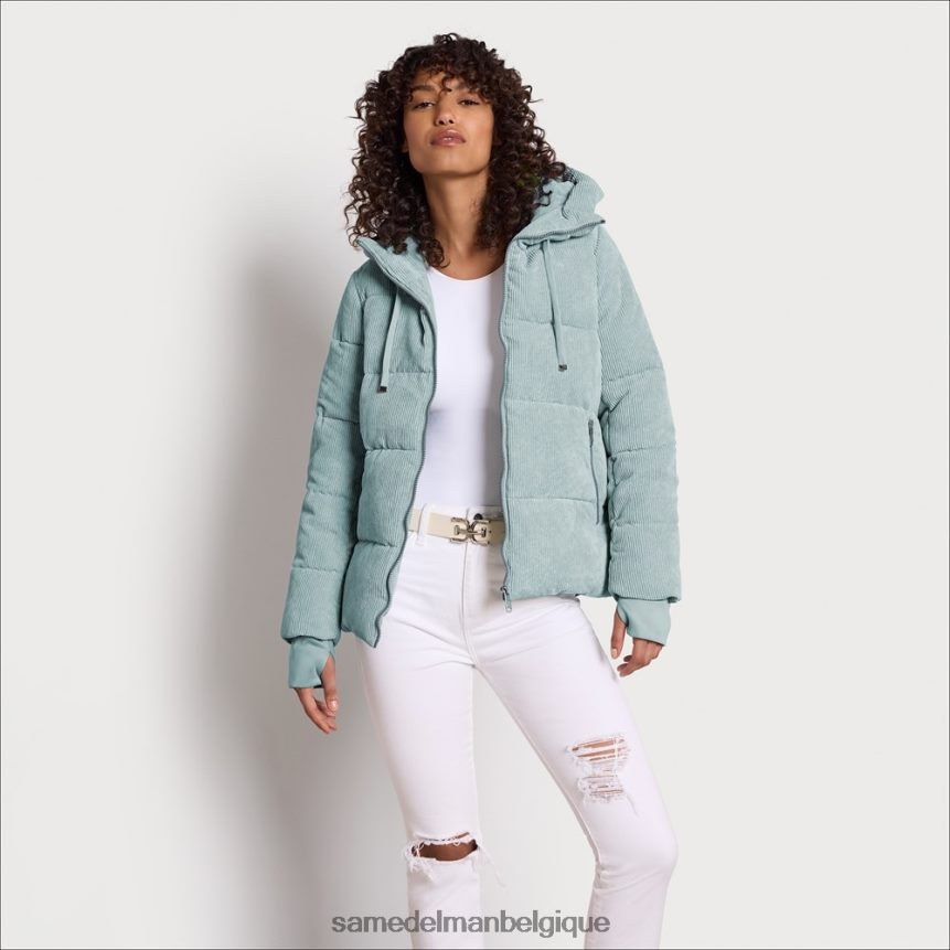 doudoune à col d'oreiller Sam Edelman femmes minéral JZ0XZ01139 vêtements