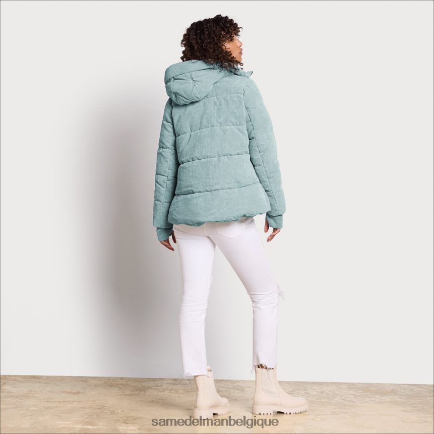 doudoune à col d'oreiller Sam Edelman femmes minéral JZ0XZ01139 vêtements