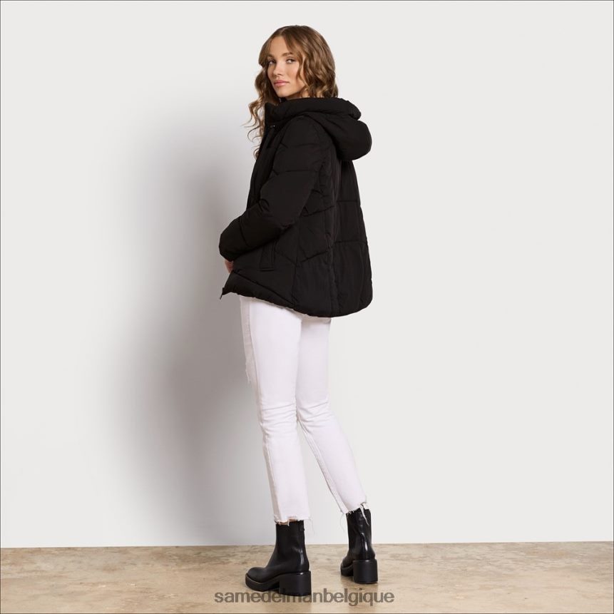 doudoune à col d'oreiller Sam Edelman femmes noir JZ0XZ01123 vêtements